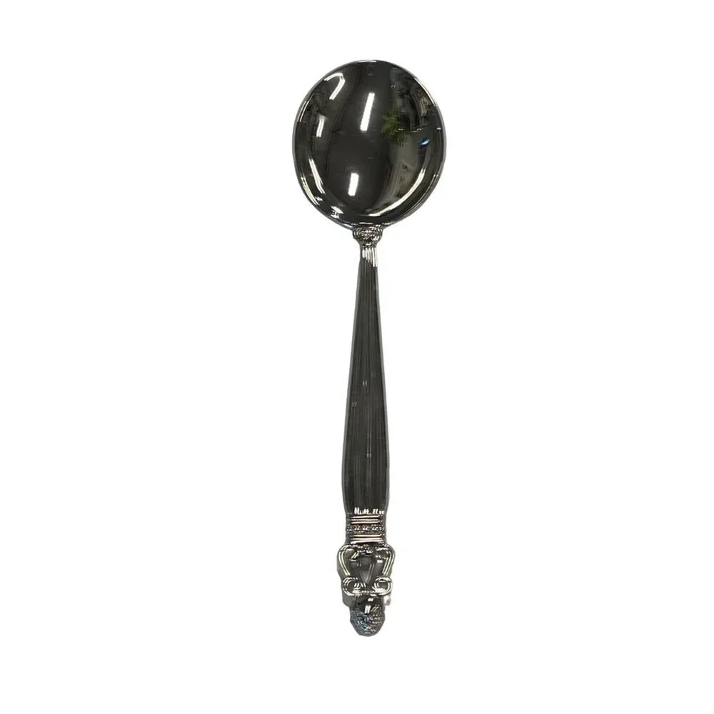 GODINGER Olde Copenhagen Silverplate Set of 7‎ Heavy Serving Pieces Flatware